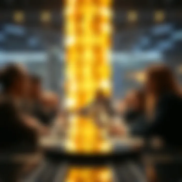 Symbolic depiction of institutional vs. individual investors in crypto