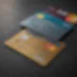 Visual representation of credit card payments in cryptocurrency