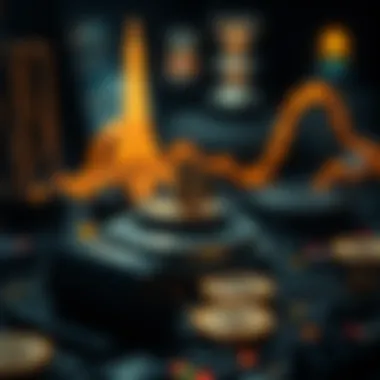 Visual depiction of decentralized finance platforms