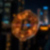 A digital representation of blockchain technology illustrating decentralization.