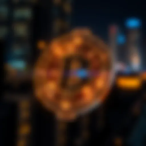 A digital representation of blockchain technology illustrating decentralization.