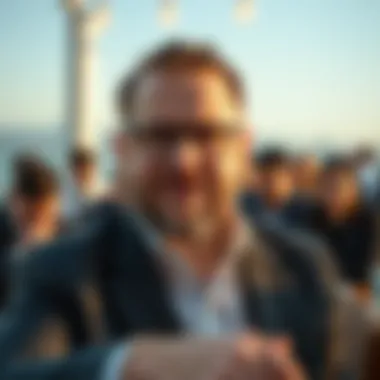 Portraits of influential cryptocurrency investors