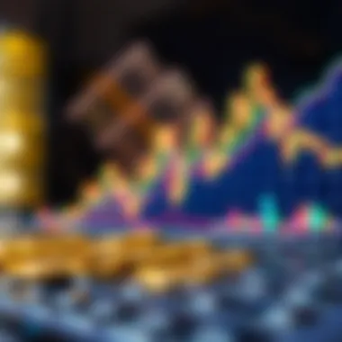 Market Volatility in Cryptocurrency Visual representation of market volatility in cryptocurrency