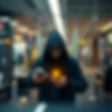 User securely accessing CoinPay account