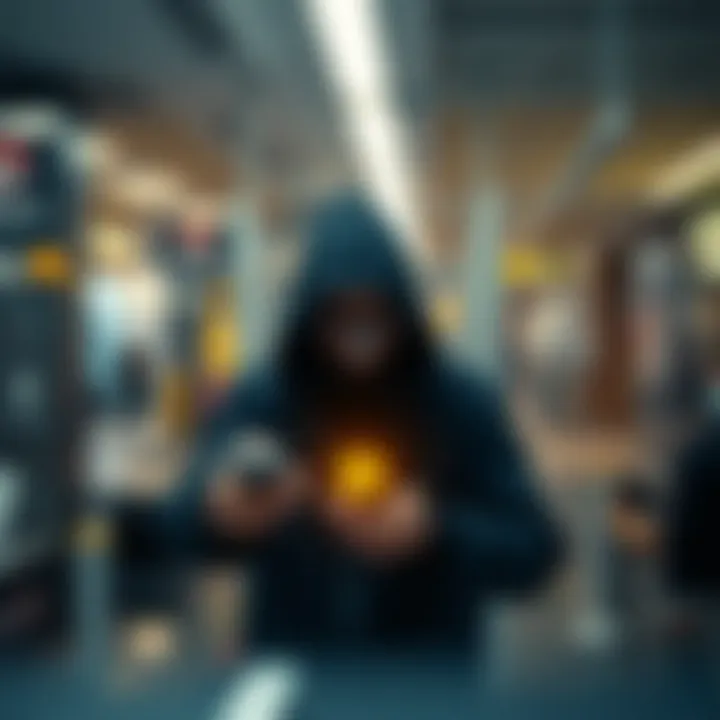 User securely accessing CoinPay account