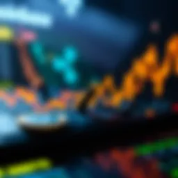 Visual representation of cryptocurrency transactions