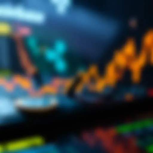 Visual representation of cryptocurrency transactions