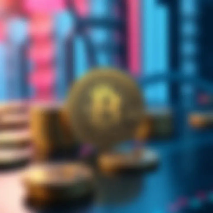 An infographic detailing the features of a new cryptocurrency.