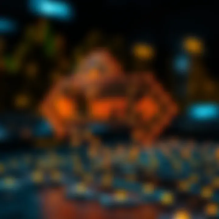 Blockchain technology framework illustrating NFT transactions