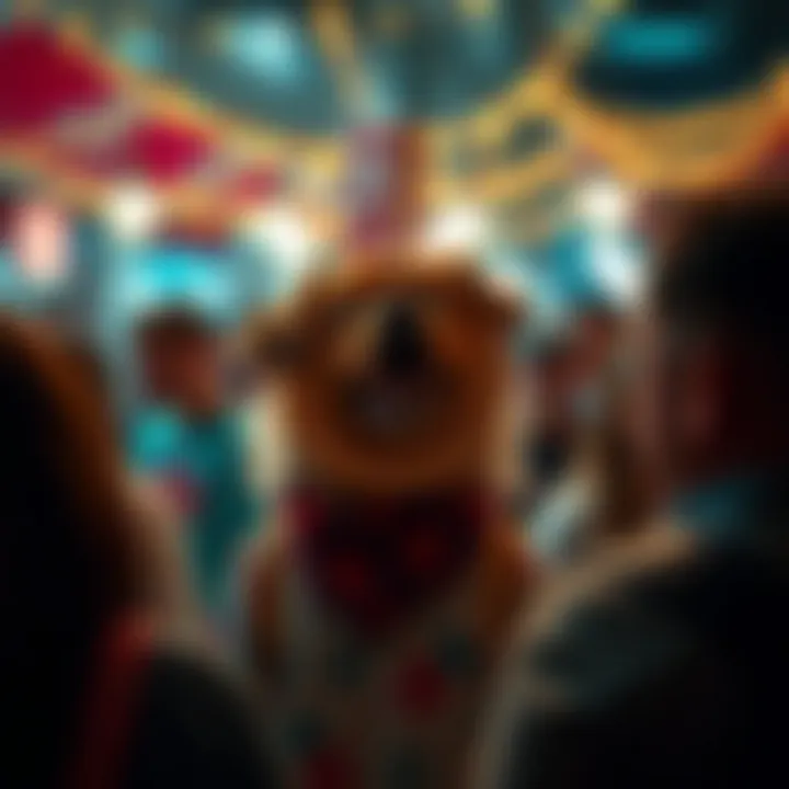 Visual representation of community engagement in Petcoin