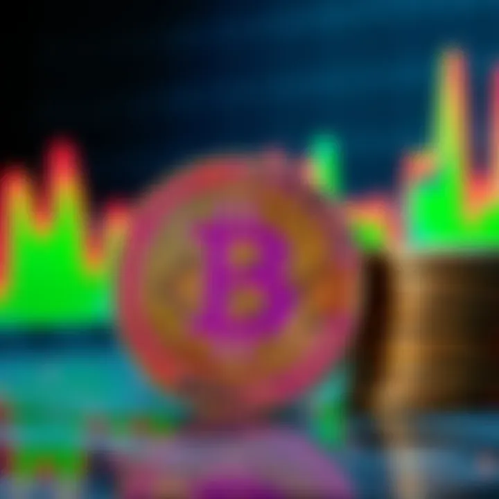 Colorful representation of Rainbow Currency value fluctuations