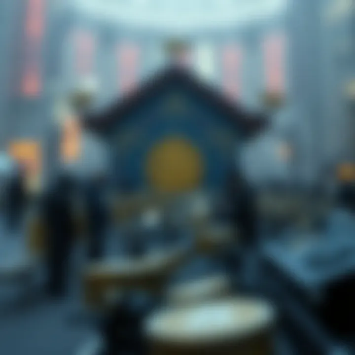 Abstract depiction of the cultural shift towards digital assets