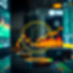 Visual representation of decentralized finance concept