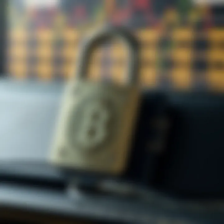 A secure lock symbolizing digital wallet security