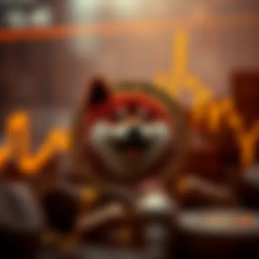 Shiba Inu Coin Price Fluctuations Graph illustrating Shiba Inu Coin price fluctuations