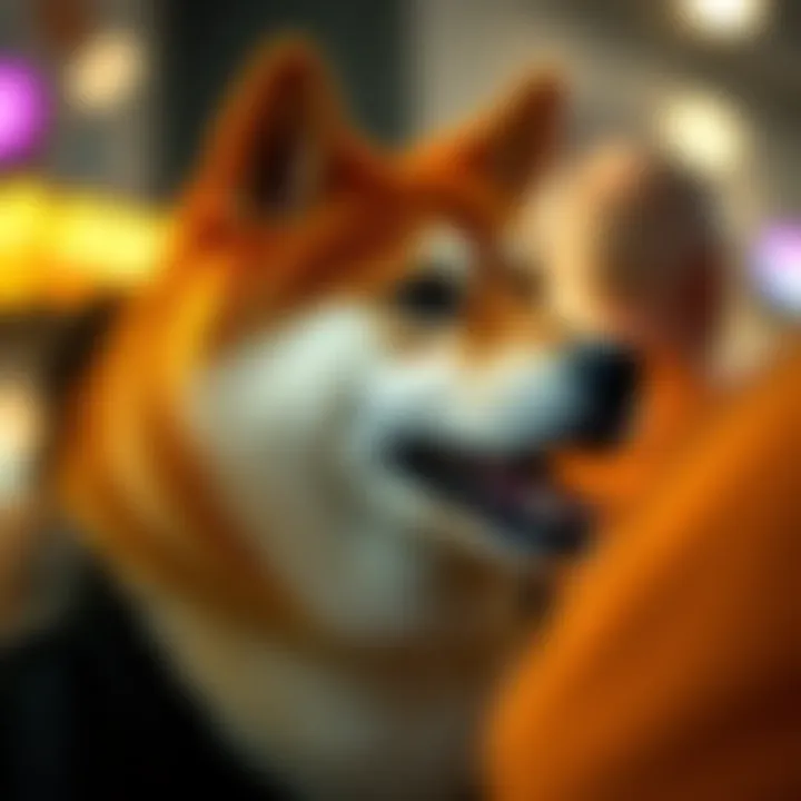 Illustration of the Shiba Inu crypto community dynamics.