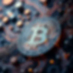 Abstract representation of blockchain technology