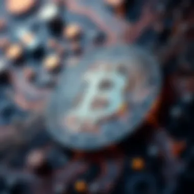 Blockchain Technology in SIB Crypto Abstract representation of blockchain technology