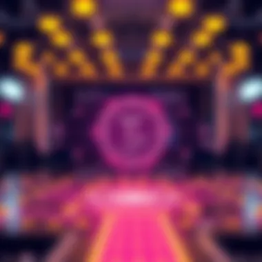 Conceptual diagram illustrating smart contracts in blockchain technology