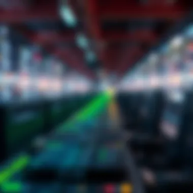 Conceptual illustration of blockchain technology