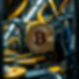 Visual representation of Bitcoin mining operations