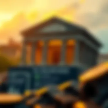 An infographic depicting the challenges faced by banks in integrating cryptocurrencies.