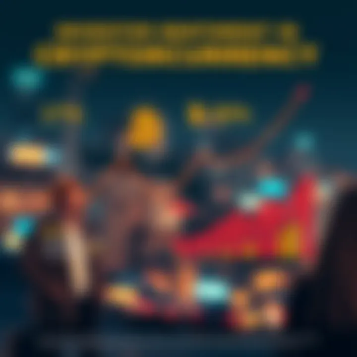 Infographic detailing investor sentiment in the cryptocurrency market