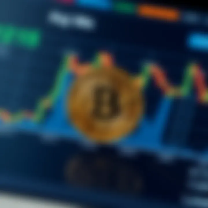 Chart illustrating trading volume shifts among key cryptocurrencies