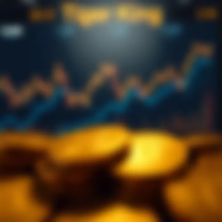 Chart illustrating market trends for Tiger King Coin