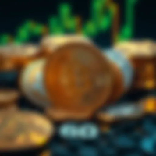 Visual representation of top cryptocurrencies