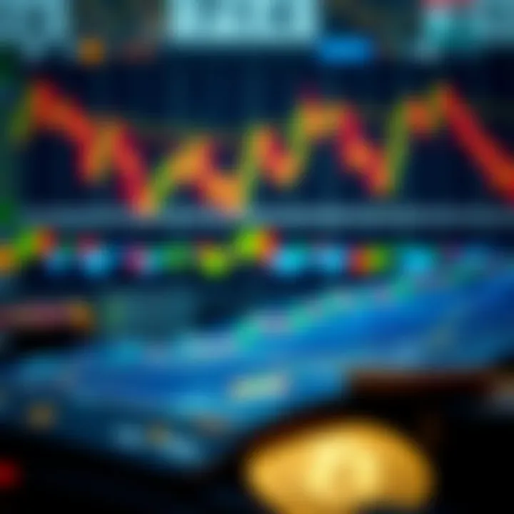 Visual representation of trading strategies for new cryptocurrencies.