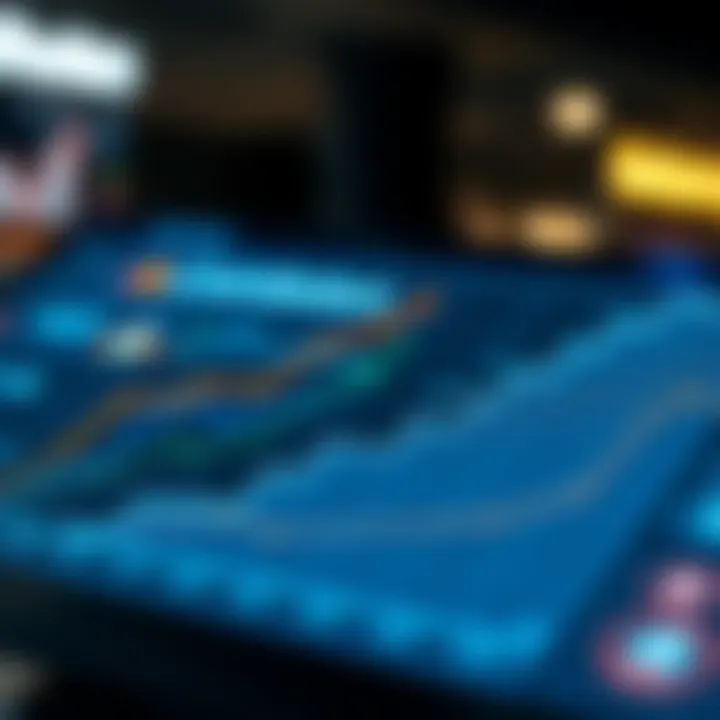 Graph illustrating the automation of transactions through smart contracts