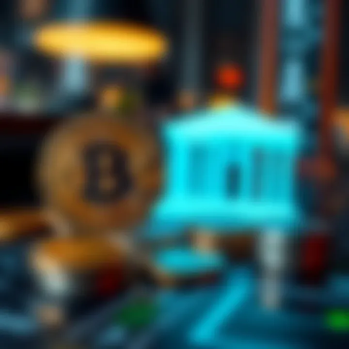 Visual representation of cryptocurrency conversion