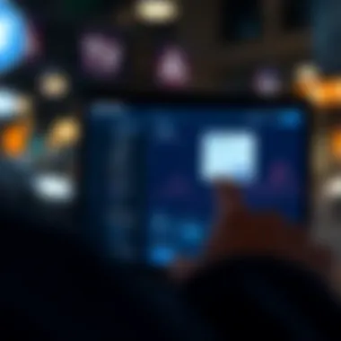 Illustration depicting the Coinbase interface