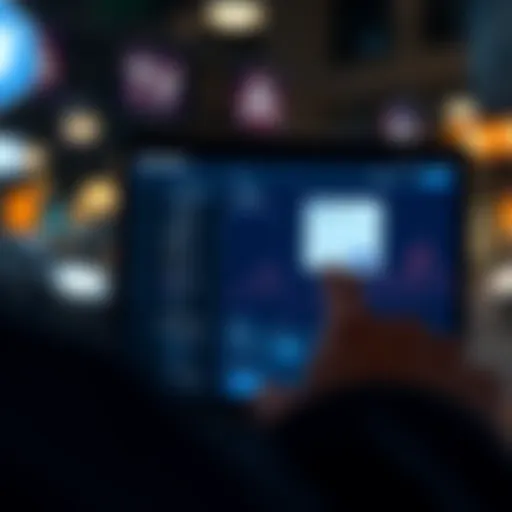 Illustration depicting the Coinbase interface