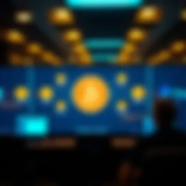 Graphical depiction of cryptocurrency transaction flow