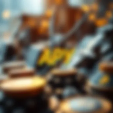 Visual representation of APY in cryptocurrency investments