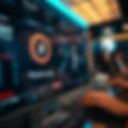 A modern bank interface showcasing cryptocurrency features