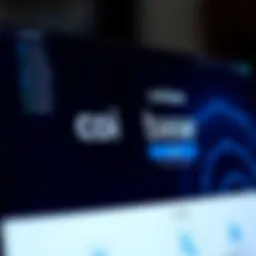 Desktop interface of Coinbase wallet login page