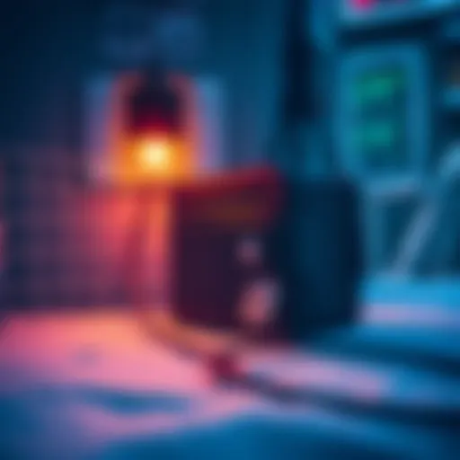 Illustration of a cold wallet secure environment