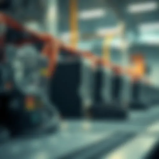 Conceptual illustration of crypto mining activities