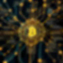 A detailed diagram illustrating blockchain technology