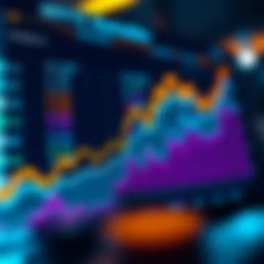 Graph showcasing market trends in the NFT space