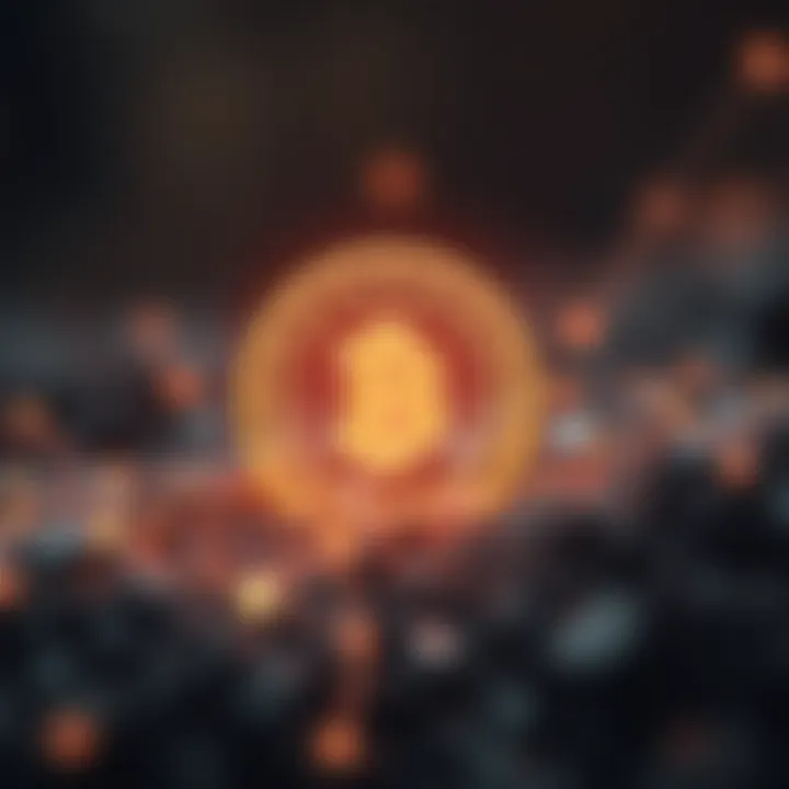 Digital Artwork Symbolizing Ownership through NFTs Digital artwork symbolizing ownership through NFTs