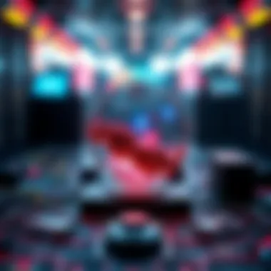 Technology Meets Creativity An artistic depiction of the intersection between technology and creativity