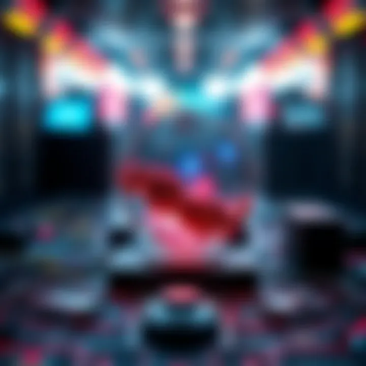 Technology Meets Creativity An artistic depiction of the intersection between technology and creativity