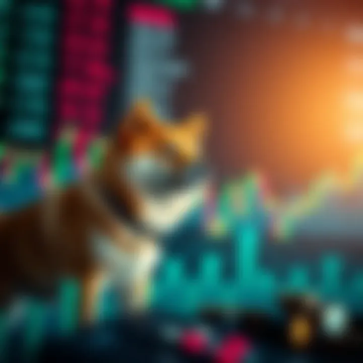 Cryptocurrency Market Overview A digital representation of cryptocurrency market