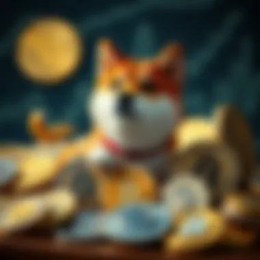 Diverse Cryptocurrency Investment Portfolio Diverse portfolio showcasing various cryptocurrencies