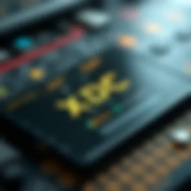 User-Friendly Interface of XDC Hardware Wallet Close-up of XDC hardware wallet interface showcasing user-friendly design
