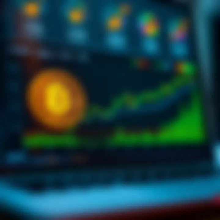 Upcoin Market Performance Overview A graphical depiction of Upcoin's market performance showcasing growth trends